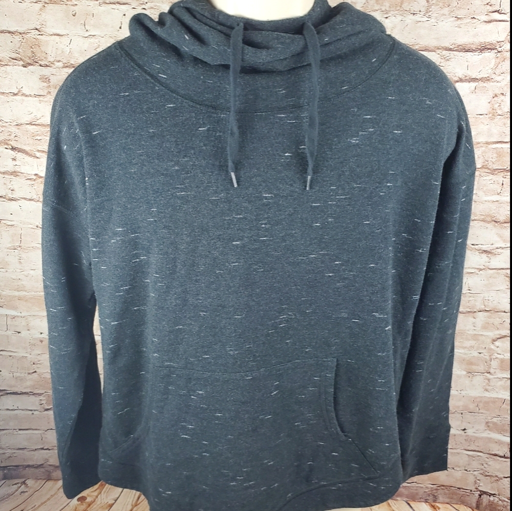 Womens Champion Elite VTG Charcoal Fleck  Hoodie